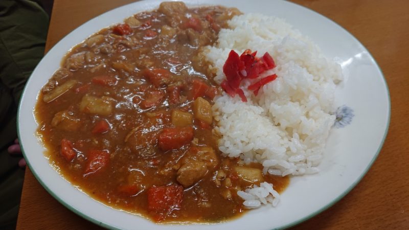 沖縄市中央一番街たこ焼きちゃんぽんのカレー