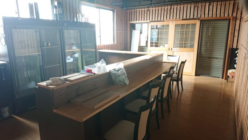 中華そばいとの沖縄市泡瀬の店内
